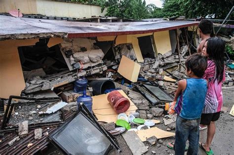 Collapsed building after the 2025 Philippines earthquake in Cebu City