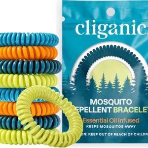 Essential oil mosquito repellent bracelets for dengue protection